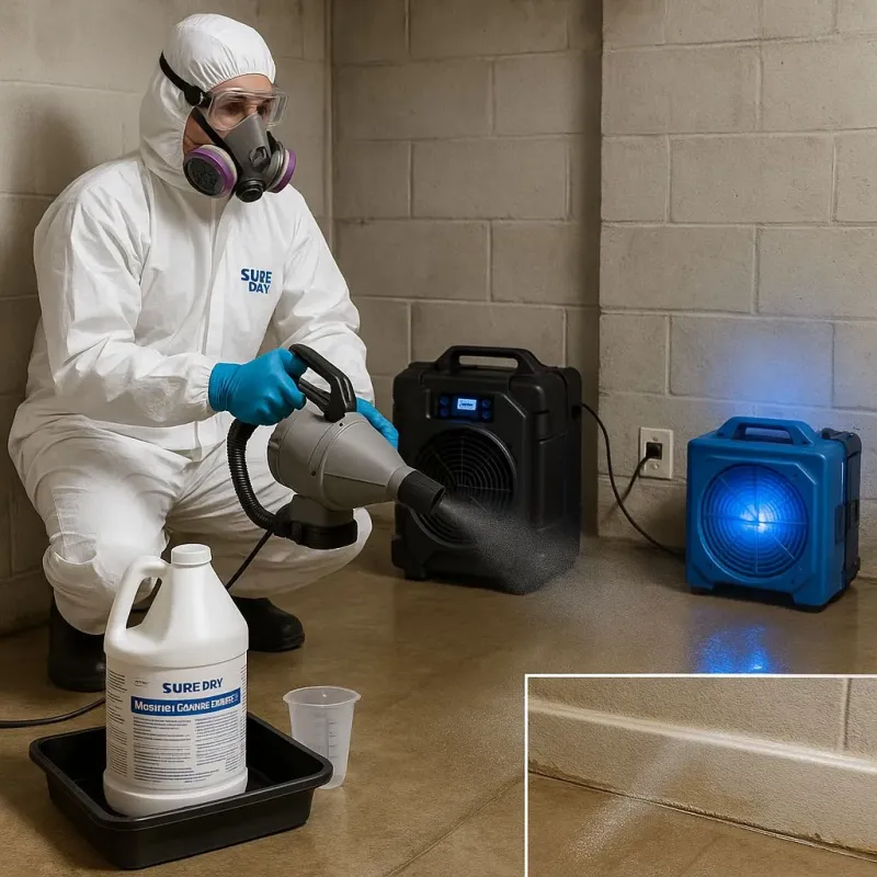 Sanitization and Odor Removal process in Pioneer, CA